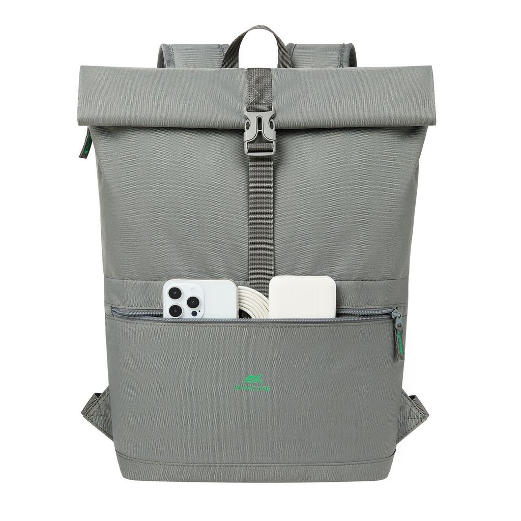 Рюкзак для ноутбука RivaCase 15.6" 5567 Gremio, Grey, 15L (5567Grey) - зображення 10