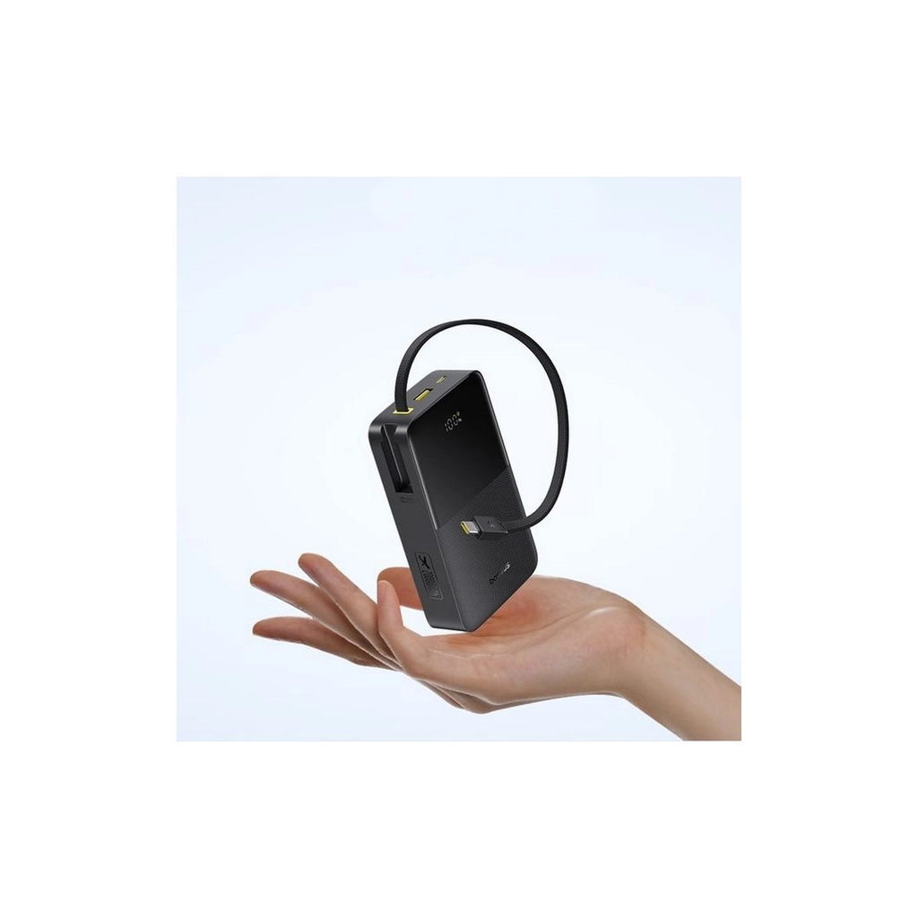 Батарея універсальна Baseus EnerFill FC51 Bipow2 Pro 20000mAh 22,5W build-in cable USB-C black (E0027701) - зображення 4