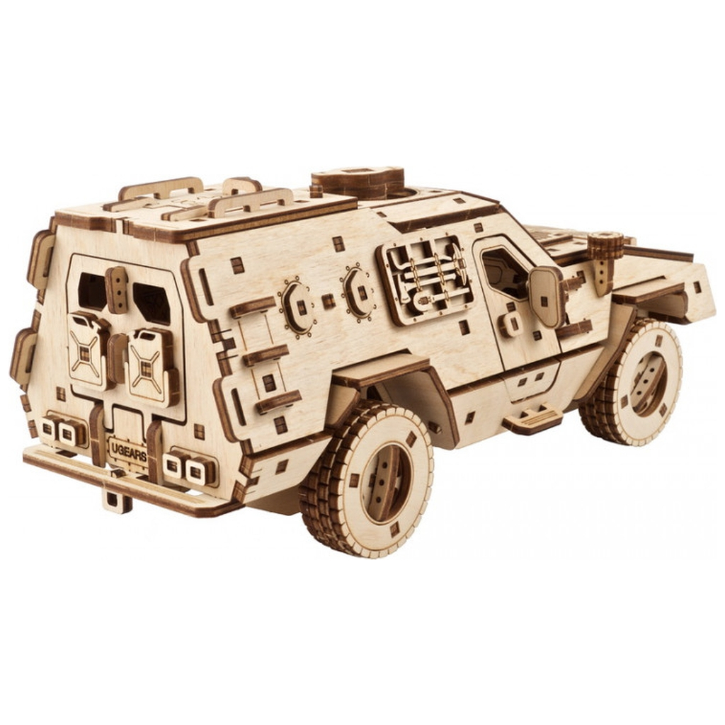 Конструктор Ugears механічний 3D Бойова машина Дозор-Б (70190) - зображення 6