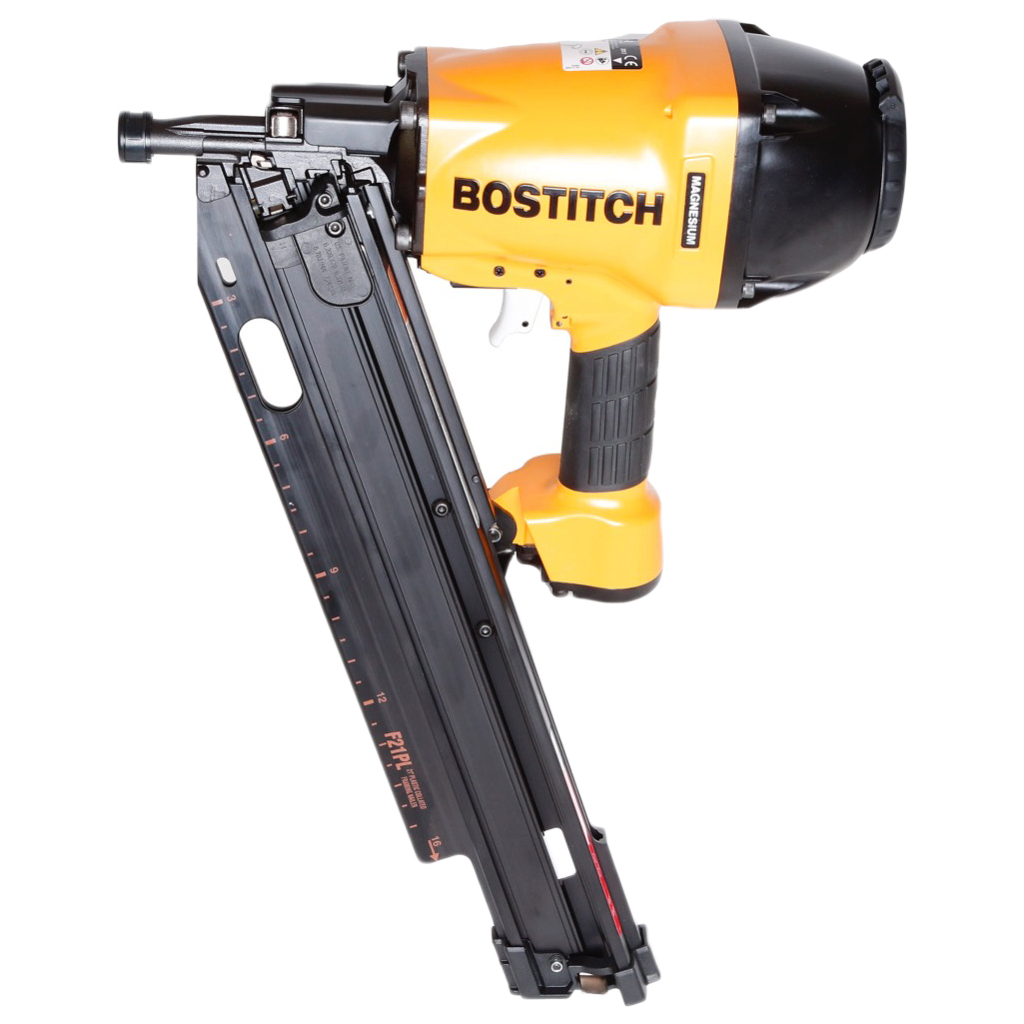 Цвяхозабивач Bostitch пневматичний, з плоскою обоймою, тип кріплення PL, L=45-90мм (F21PL-E) - изображение 1