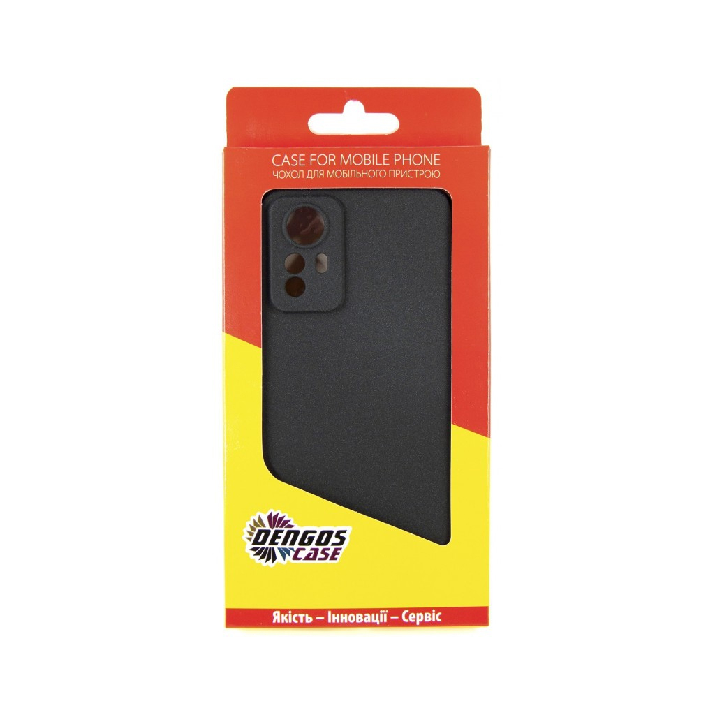 Чохол до мобільного телефона Dengos Carbon Xiaomi Redmi Note 12s (black) (DG-TPU-CRBN-177) - зображення 5