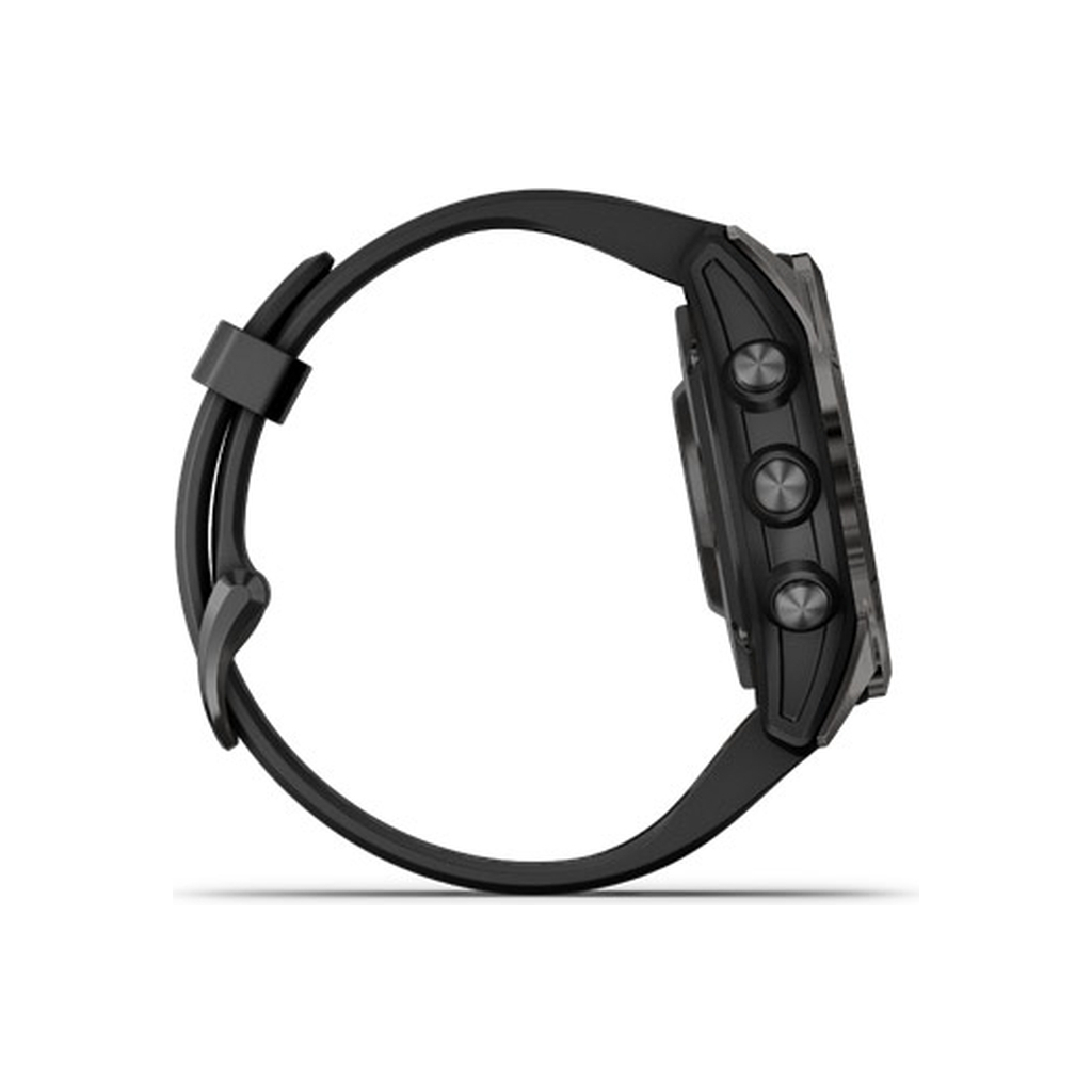 Смарт-годинник Garmin fenix 7S Pro Saph Solar, Carbon Gray Ti w/ Black Band, GPS (010-02776-11) - зображення 7