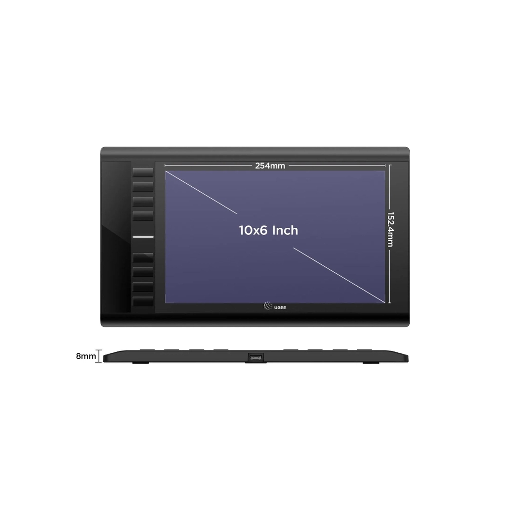 Графічний планшет Ugee M708 - зображення 4