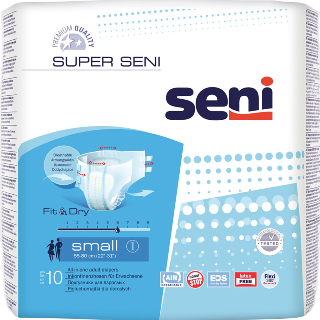 Підгузки для дорослих Seni Super Small 10 шт (5900516691172) - зображення 1