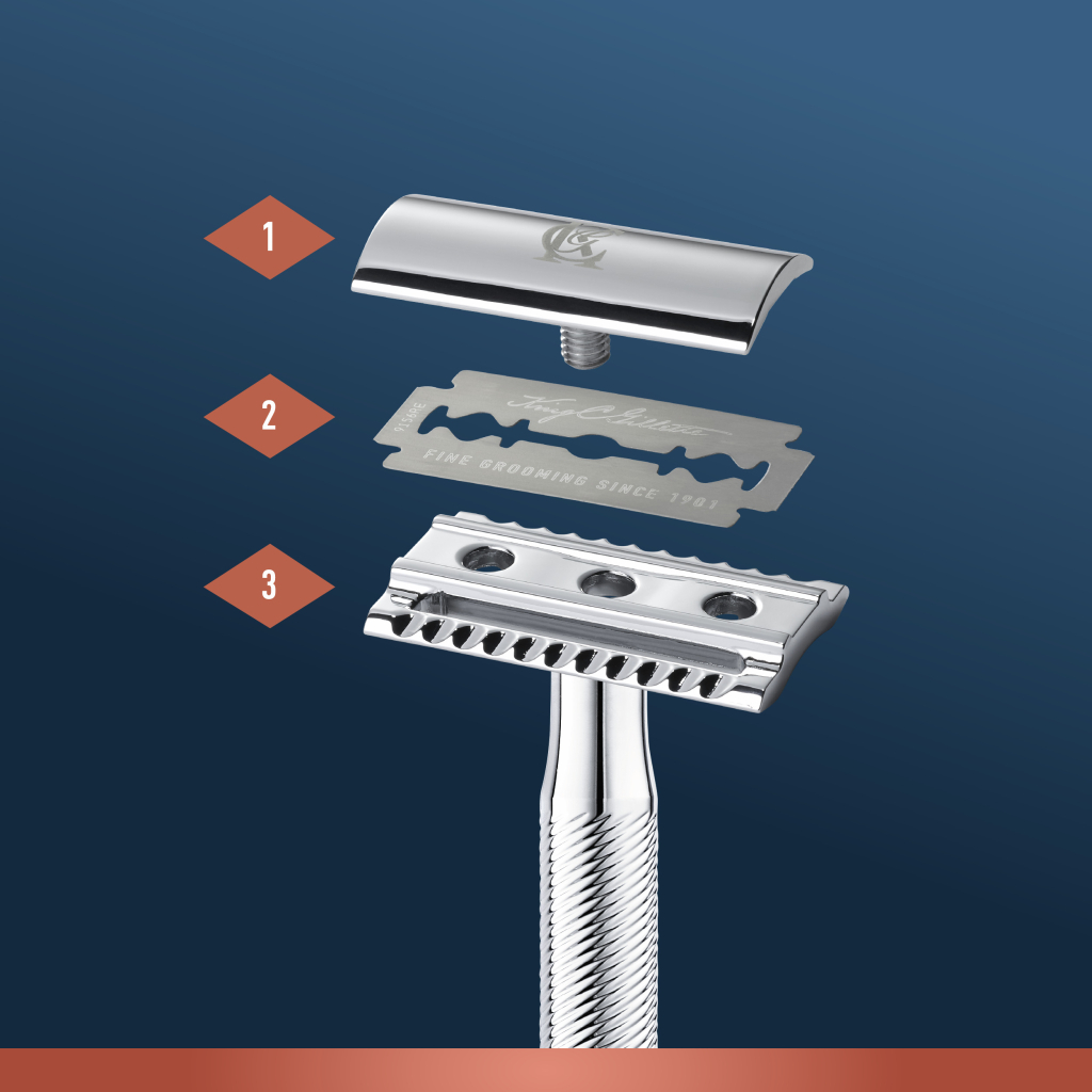 Бритва Gillette King C. Безпечна з 5 змінними лезами (7702018590148) - зображення 5