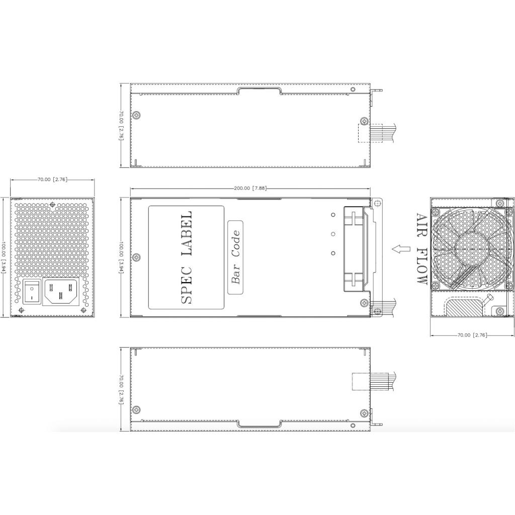 Блок живлення FSP 500W (FSP500-50WCB) - изображение 3
