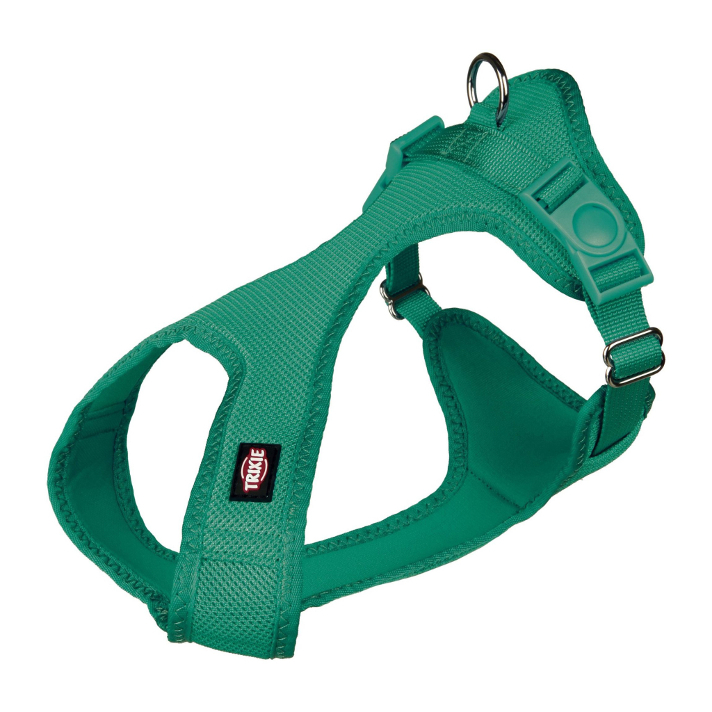 Шлея для собак Trixie Soft нейлонова XXS-XS 25-35 см/15 мм зелена (4047974162460) - зображення 1