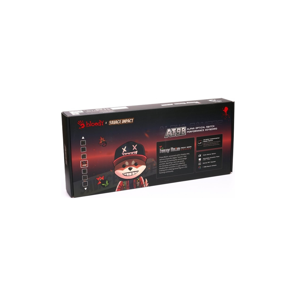 Клавіатура A4Tech Bloody AT98 USB Proxy Boom (4711421000765) - зображення 12