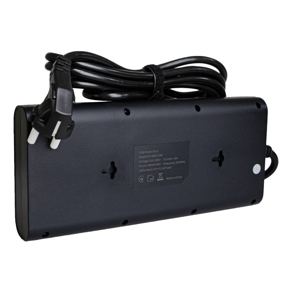 Мережевий фільтр живлення Patron SP-1683-USB (EXT-PN-SP-1683-USB) - зображення 2