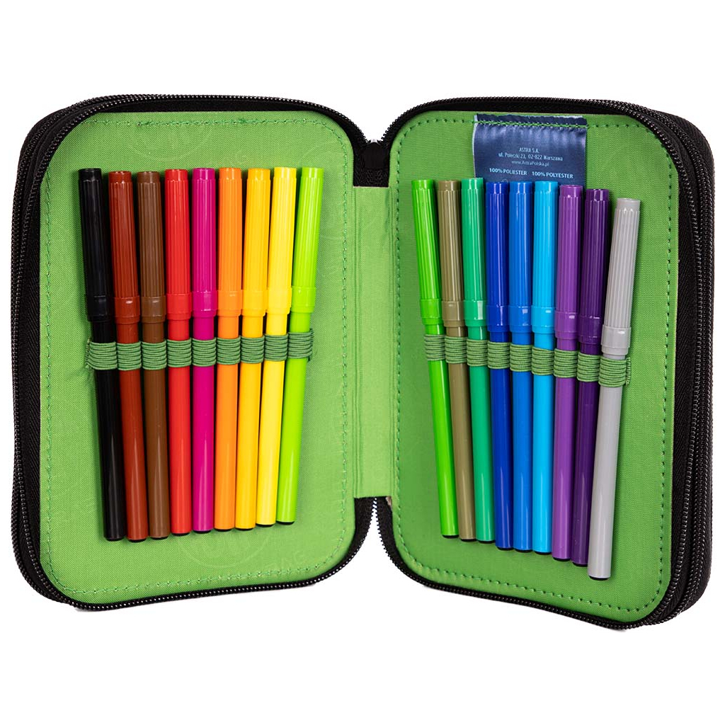 Пенал Astrabag AC31 Pixel one з наповненням, 46 предметів (503022020) - зображення 5