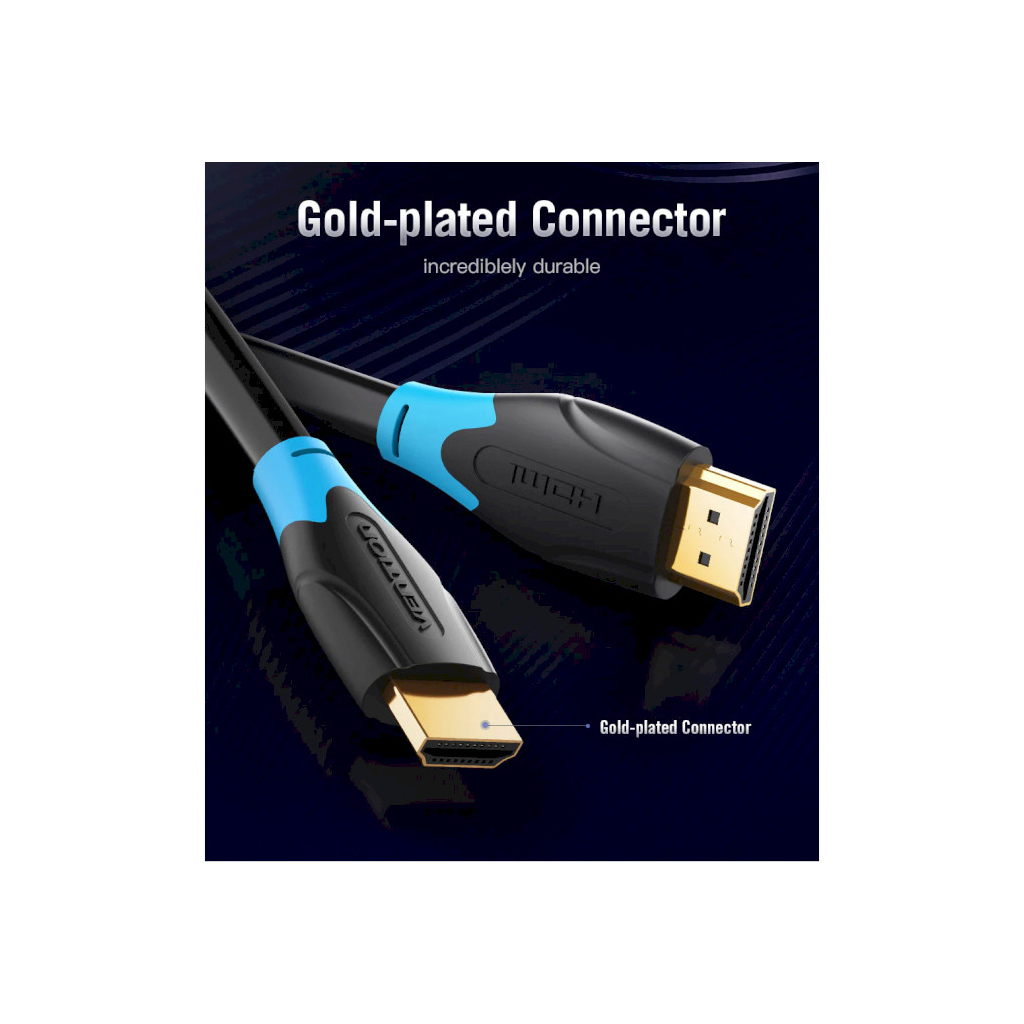 Кабель мультимедійний HDMI M to HDMI M 5.0m V2.0 4K60Hz VENTION (AACBJ) - picture 8