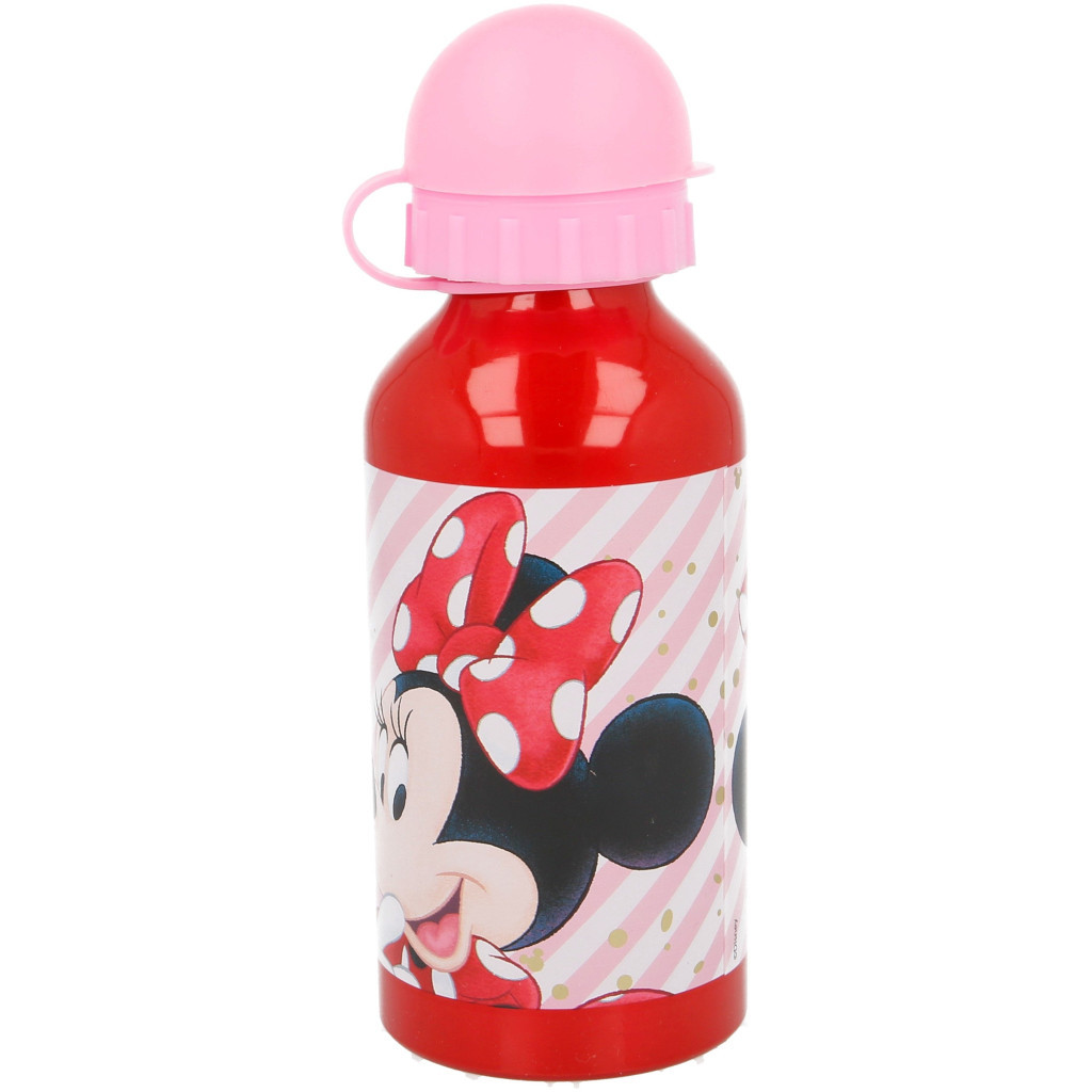 Поїльник-непроливайка Stor Disney - Minnie Electric Doll, Aluminium Bottle 400 ml (Stor-18834) - зображення 2