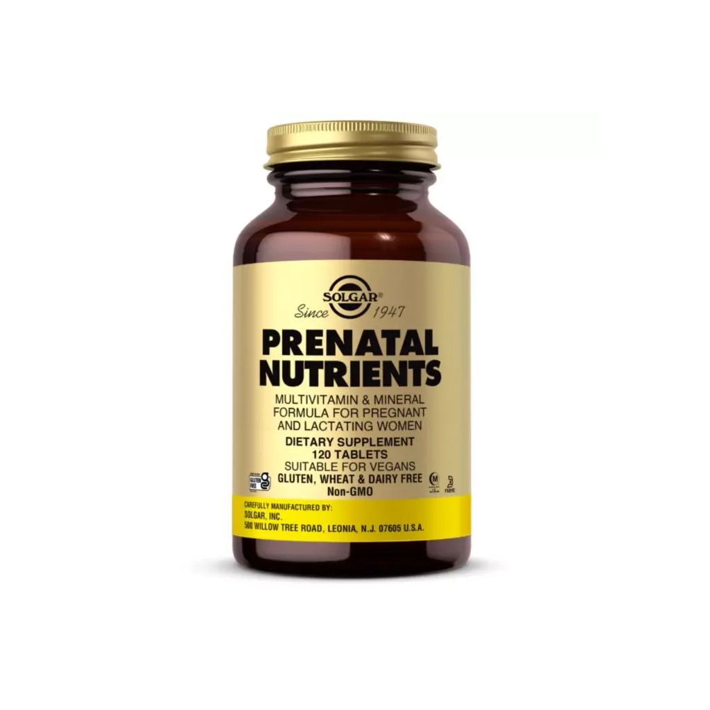Мультивітамін Solgar Мультивітаміни для Вагітних, Prenatal Nutrients, 120 таблеток (SOL02272) - изображение 1