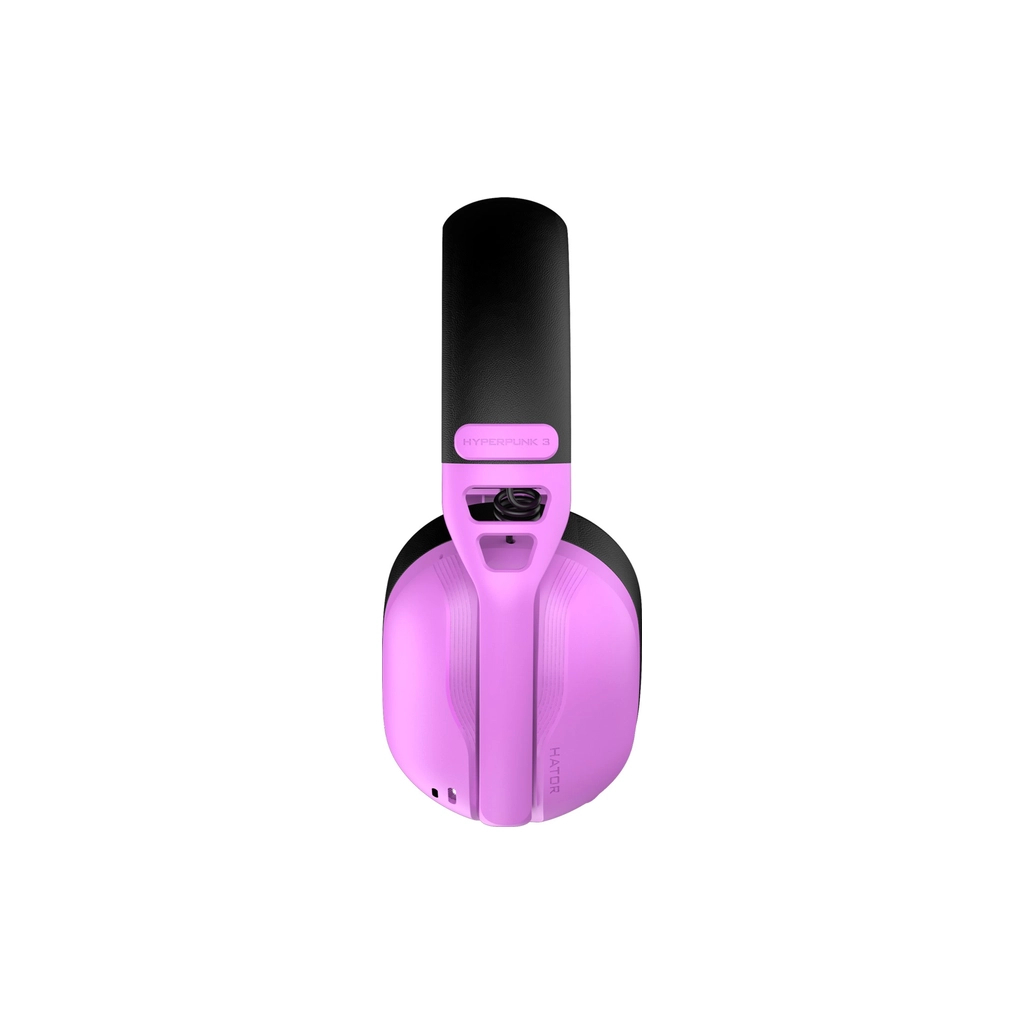 Навушники Hator Hyperpunk 3 Wireless Hi-Res SyncHUB connection Cyber Violet (ESH19) - зображення 4