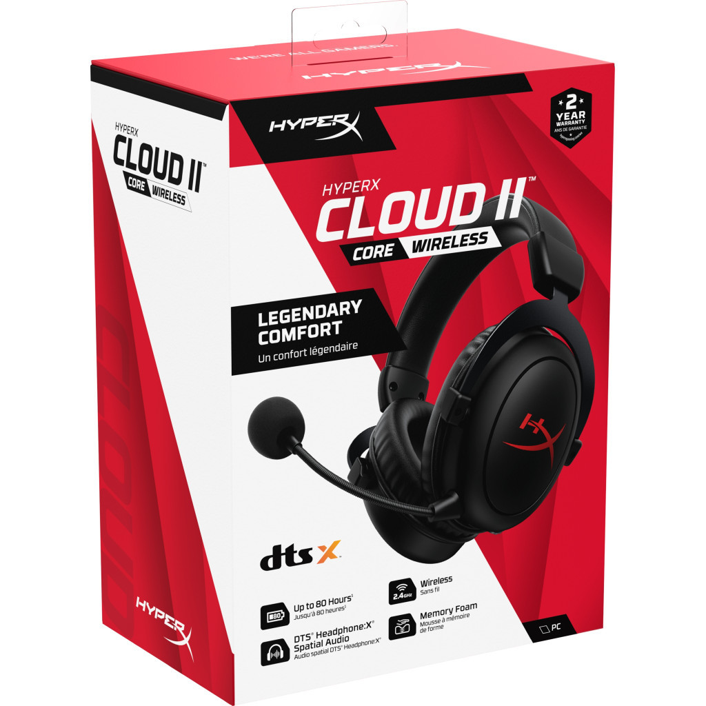 Навушники HyperX Cloud II Core Wireless Black (6Y2G8AA) - зображення 8