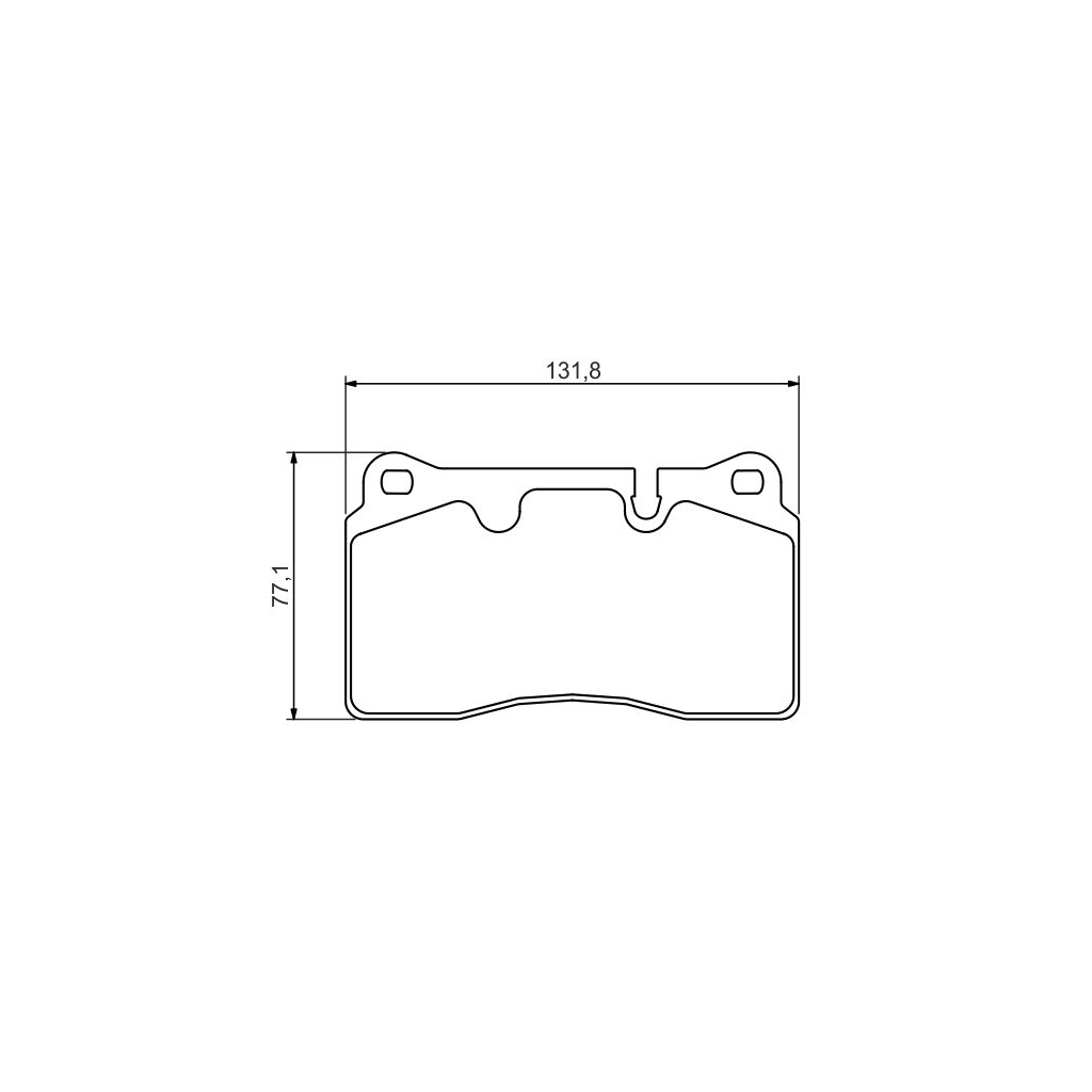 Гальмівні колодки Bosch 0 986 494 351 - зображення 1