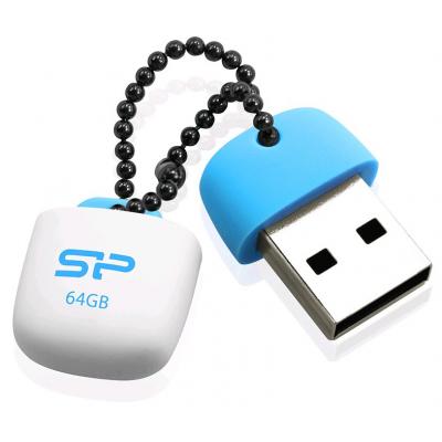 USB флеш накопичувач Silicon Power 64Gb Jewel J07 Blue USB 3.0 (SP064GBUF3J07V1B) - зображення 2