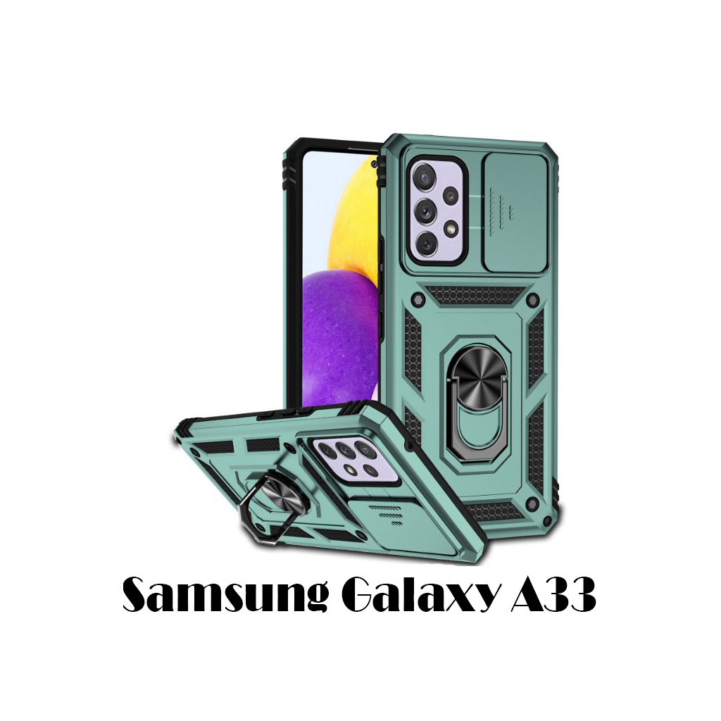 Чохол до мобільного телефона BeCover Military Samsung Galaxy A33 SM-A336 Dark Green (707386) - зображення 1