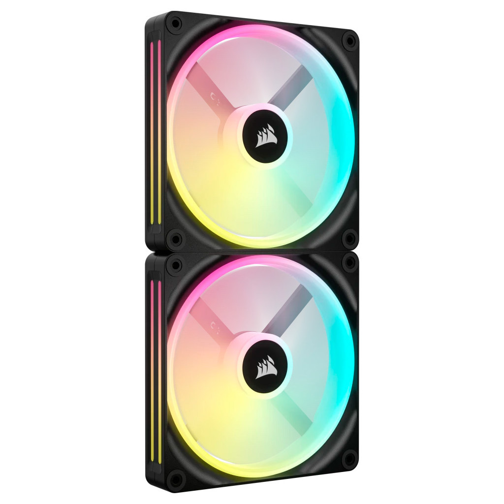 Кулер до корпусу Corsair iCUE Link QX140 RGB PWM PC Fans Starter Kit with iCUE LINK System Hub (CO-9051004-WW) - зображення 7