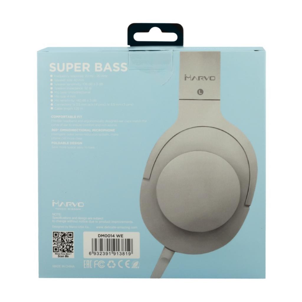 Навушники Marvo DM0014 White - зображення 7