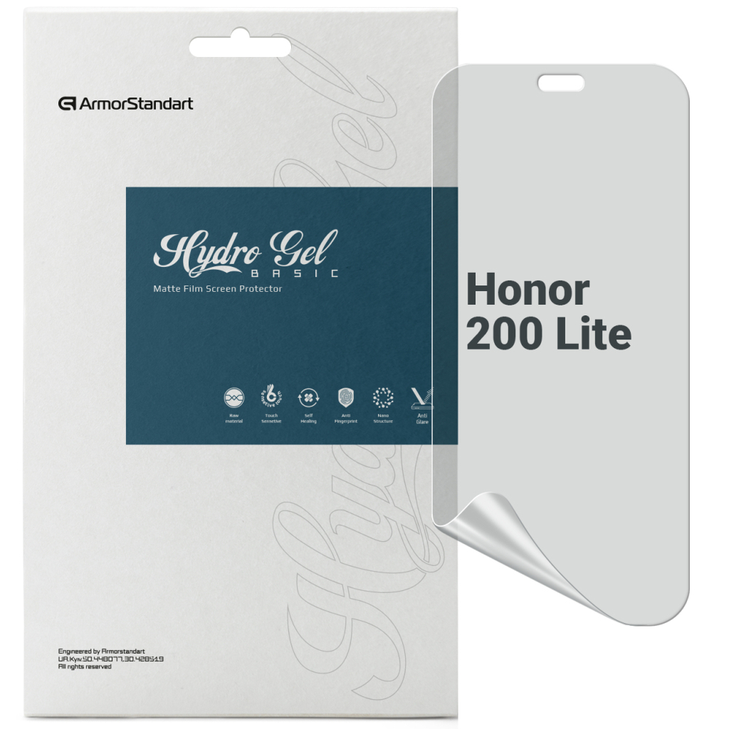Плівка захисна Armorstandart Matte Honor 200 Lite (ARM80655) - зображення 1