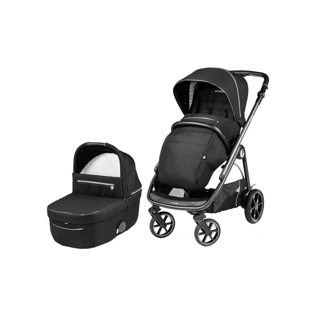 Коляска Peg-Perego 2 в 1 Veloce Black Shine (PACK-VEL2100000005) - зображення 1