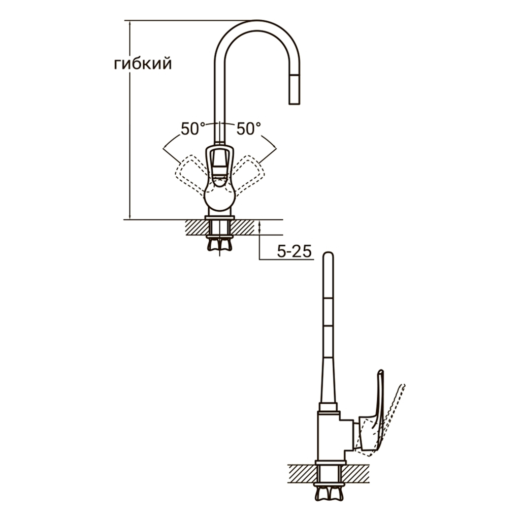 Змішувач AQUATICA ML-4B544C - зображення 5