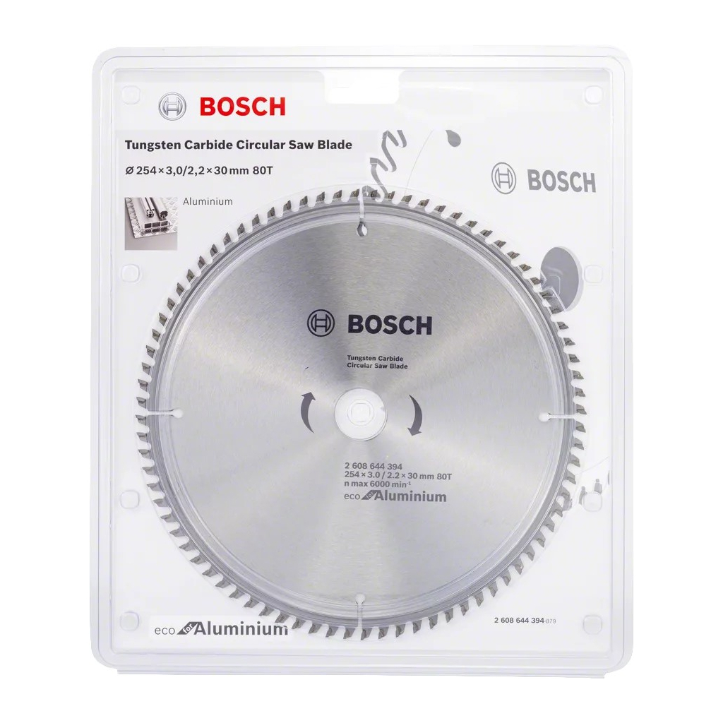 Диск пильний Bosch пиляльний Eco for Aluminium 254x30-80T (2.608.644.394) - зображення 2