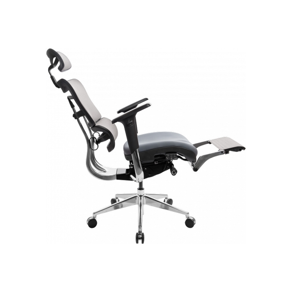 Офісне крісло GT Racer X-802L Bright Gray (X-802L Bright Gray (W-20 B-40)) - зображення 7