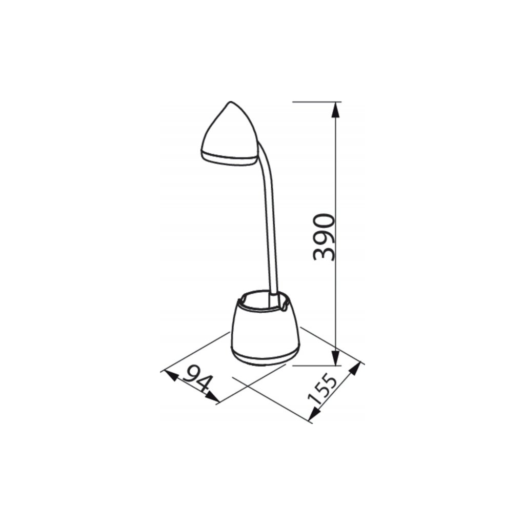 Настільна лампа Philips LED Reading Desk lamp Hat 4.5W, 3000/4000/5700K, 1800mAh (Lithium battery), білий (929003241007) - зображення 5
