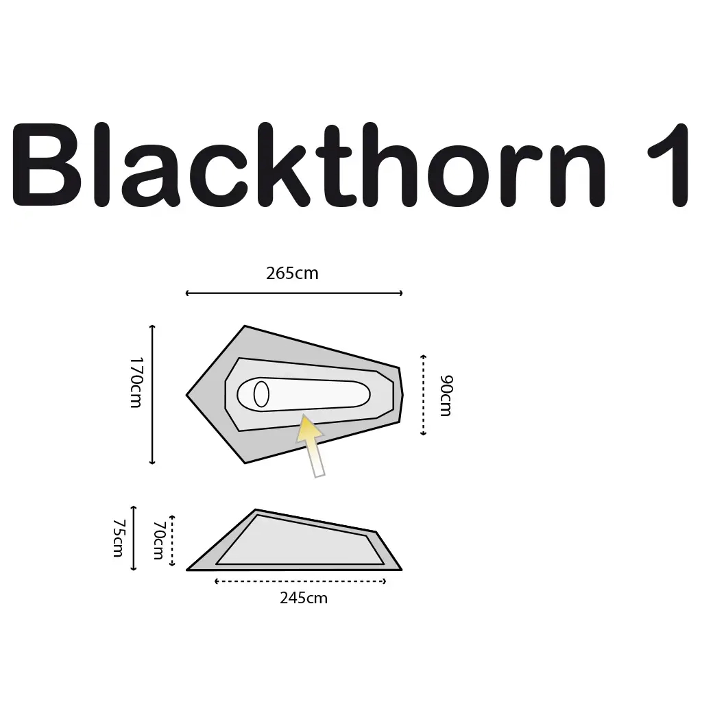 Намет Highlander Blackthorn 1 HMTC (925508) - зображення 5