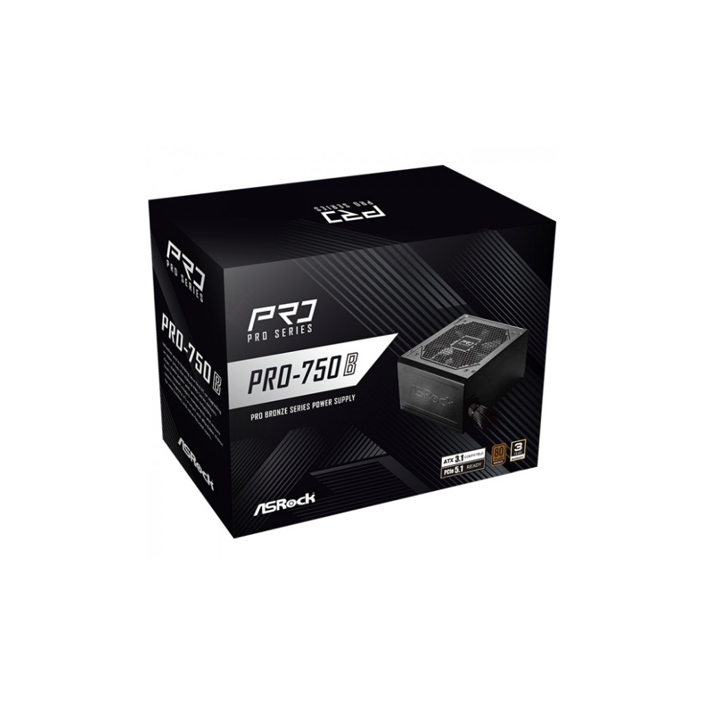 Блок живлення ASRock 750W (PRO-750B) - зображення 5