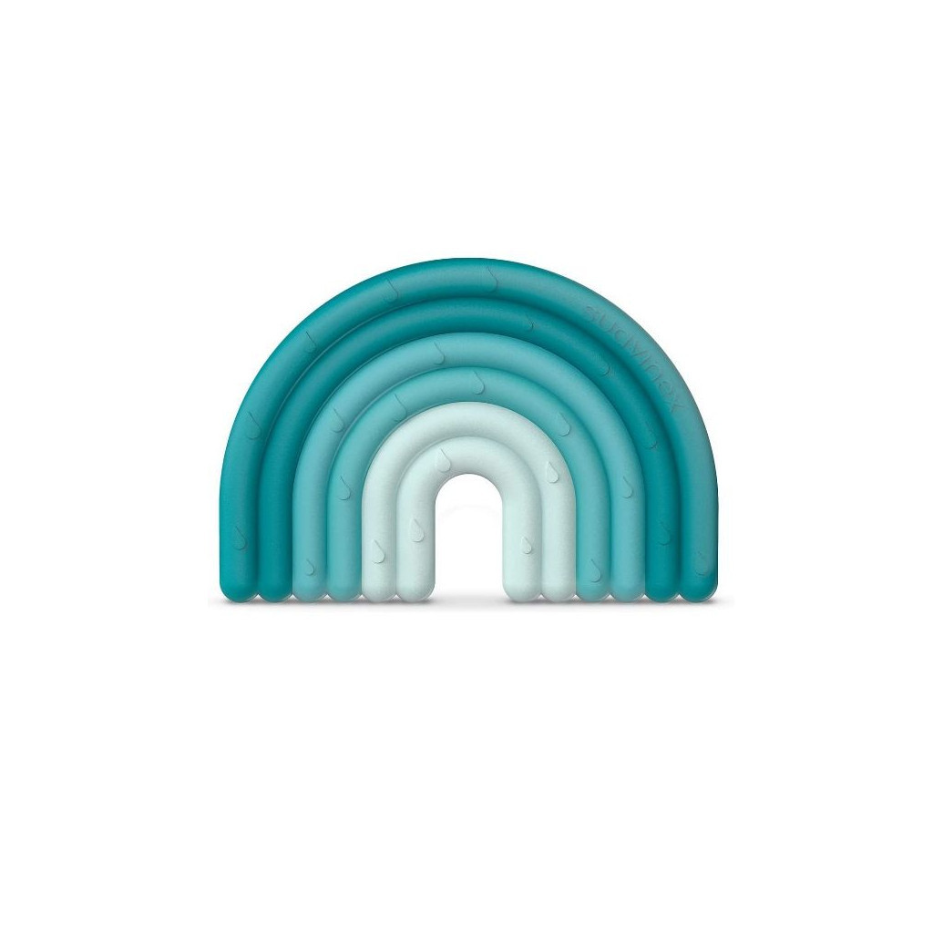 Прорізувач Suavinex силіконовий з бульбашками/блакитний (401435) - зображення 1