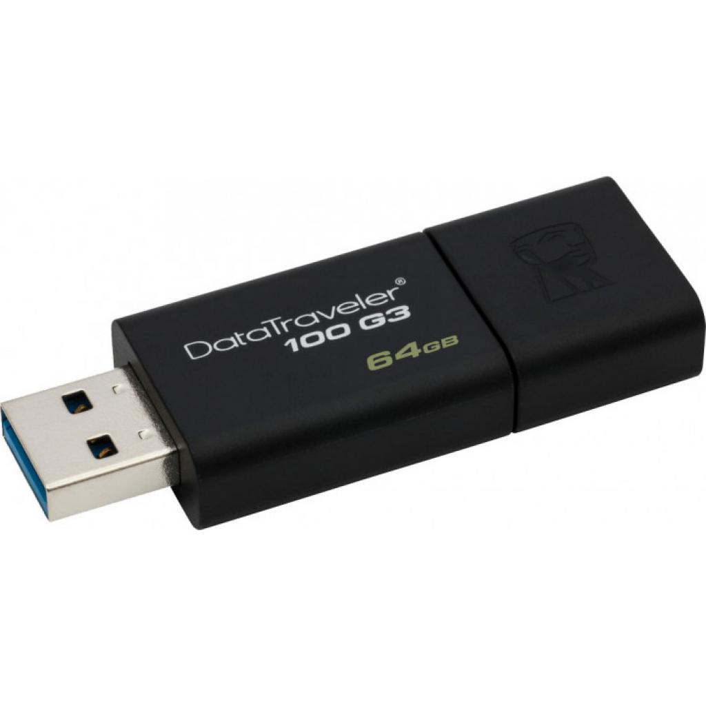 USB флеш накопичувач Kingston 2x64GB DataTraveler 100 G3 USB 3.0 (DT100G3/64GB-2P) - зображення 4