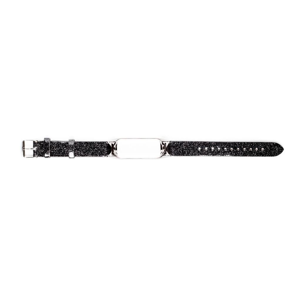Ремінець до фітнес браслета XoKo Leather для Xiaomi Mi Band 3/4 Black Spase (XK-XM-LT-BK) - зображення 1