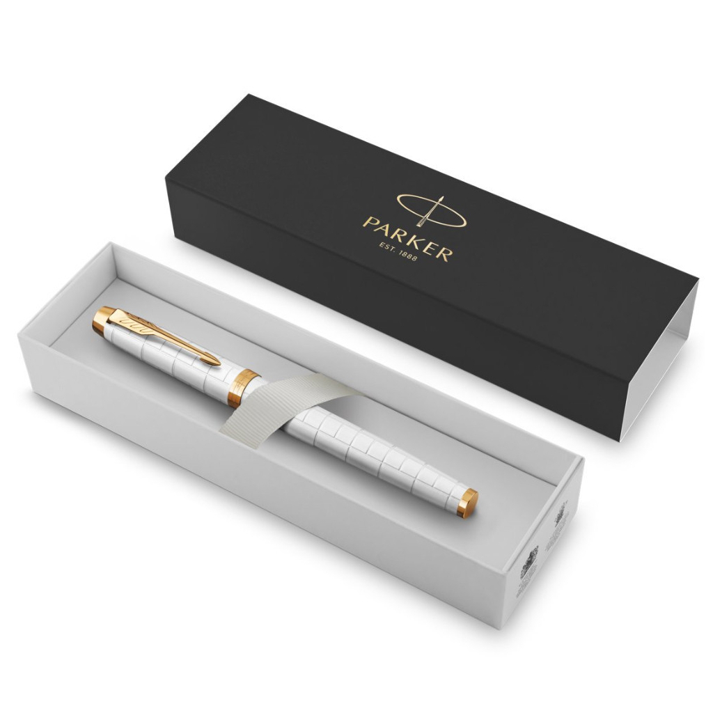 Ручка пір'яна Parker IM 17 Premium Pearl GT  FP M (24 712) - зображення 4