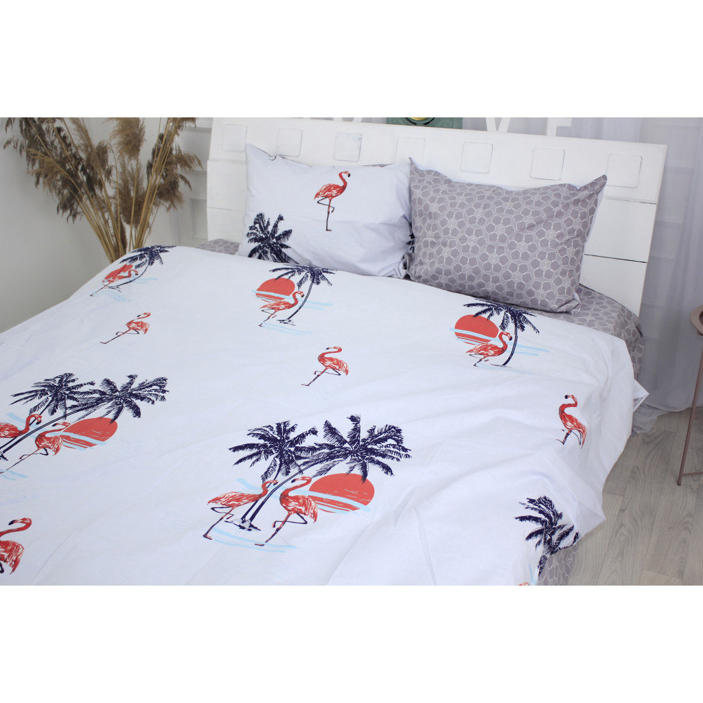 Постільна білизна MirSon Бязь Ranforce Elite 17-0268 Garland King Size (2200004707105) - изображение 2