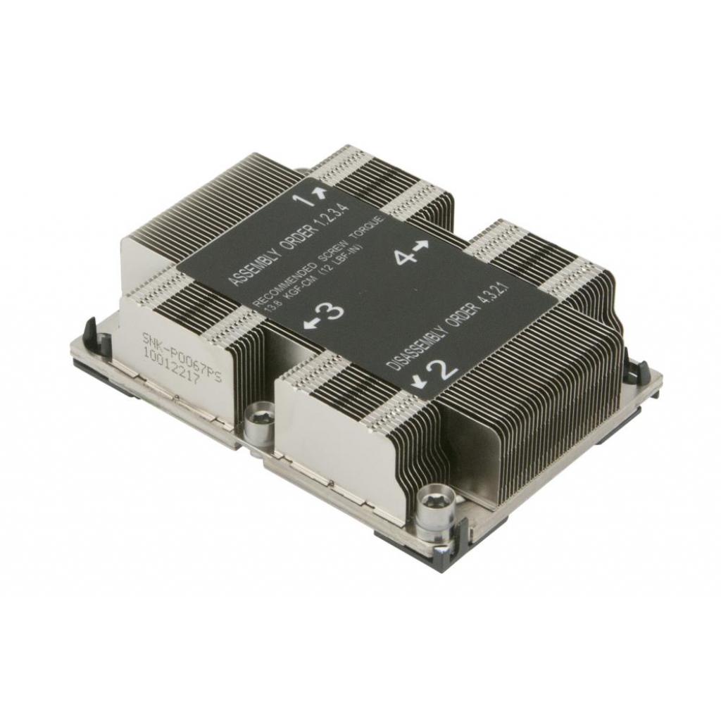 Радіатор охолодження Supermicro SNK-P0067PS/LGA3647/1U Passive (SNK-P0067PS) - зображення 1