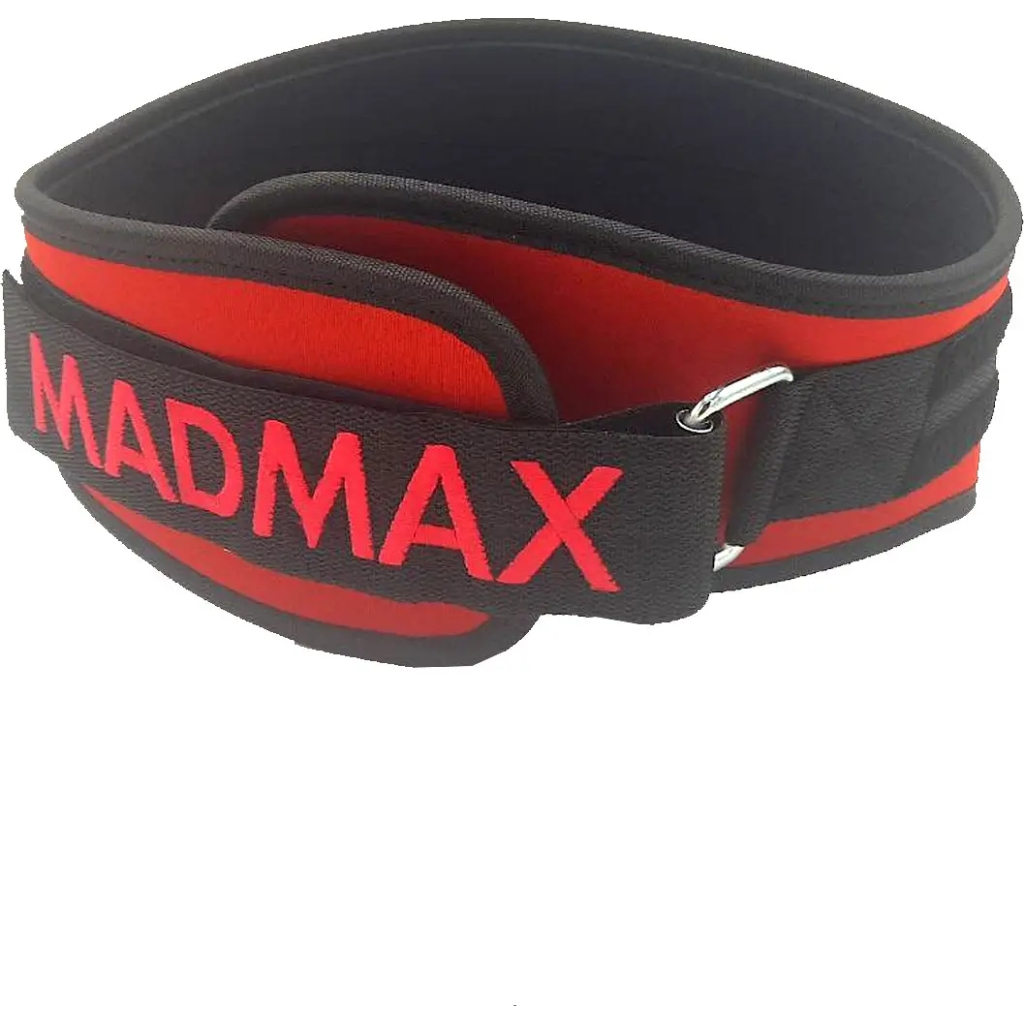 Атлетичний пояс MadMax MFB-421 Simply the Best неопреновий Red XXL (MFB-421-RED_XXL) - зображення 3