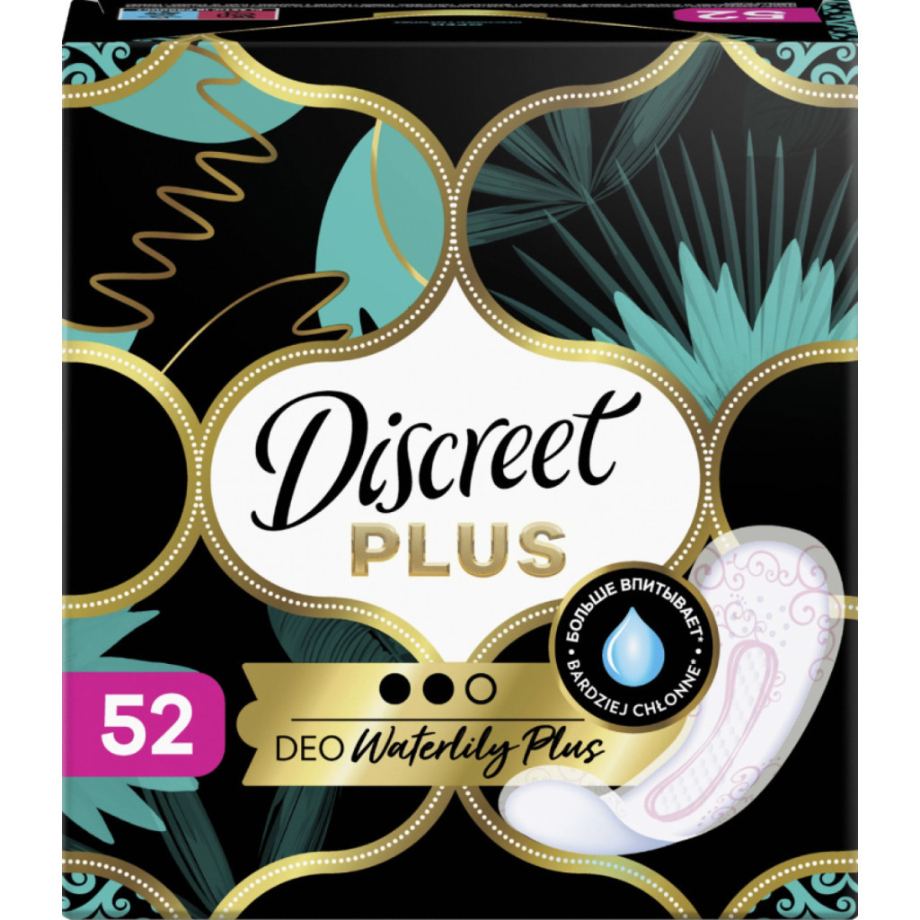 Щоденні прокладки Discreet ZonePlus Deo Waterlilly 52 шт. (8006540231746/8700216154789) - зображення 2