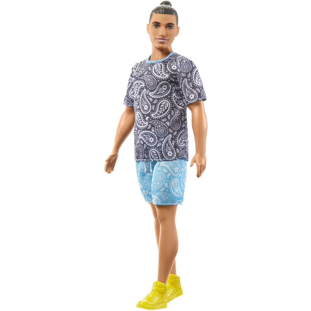 Лялька Barbie Fashionistas Кен в футболці з візерунком пейслі (HPF80) - зображення 3