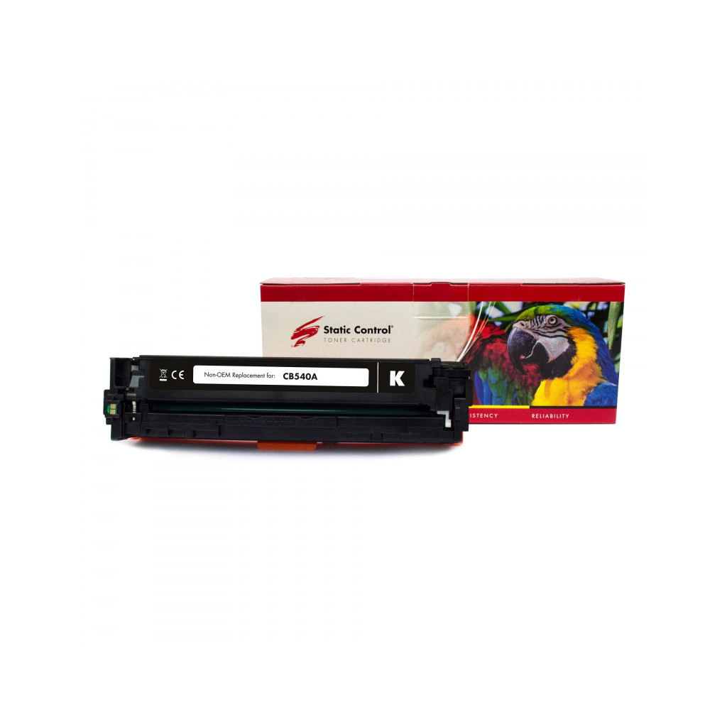Картридж Static Control HP CF210A/CB540A/CE320A, Canon 716/731 black Parrot (002-01-LB540AU) - зображення 1