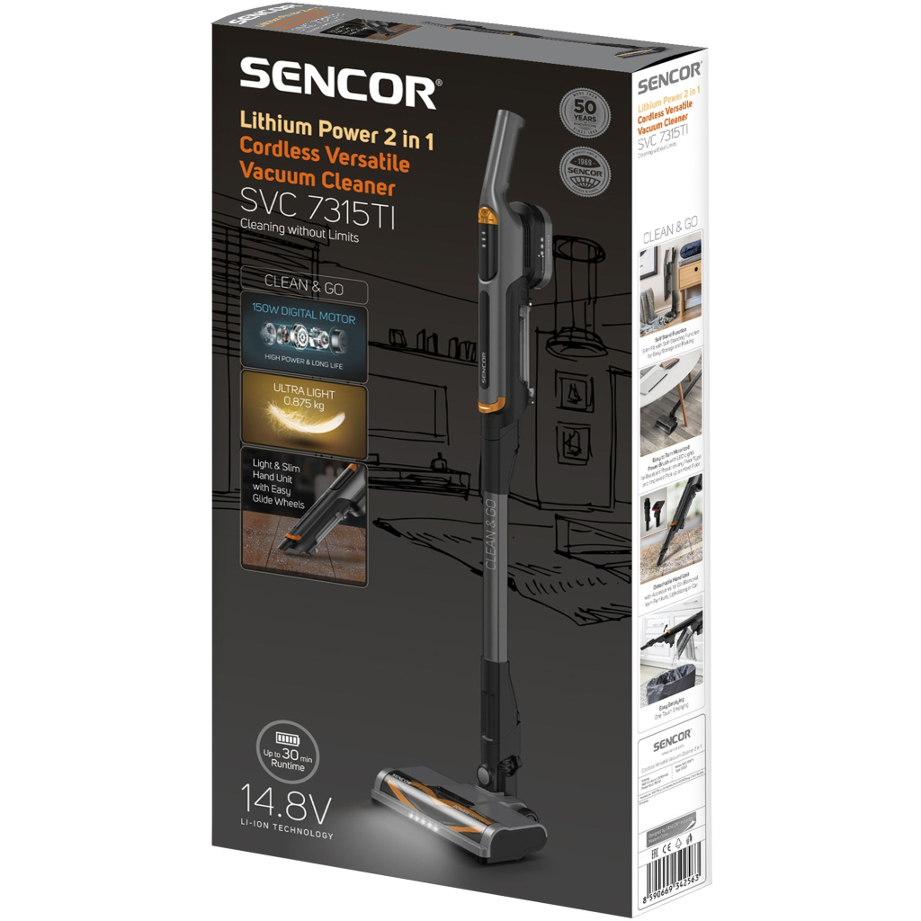 Пилосос Sencor SVC7315TI - изображение 9