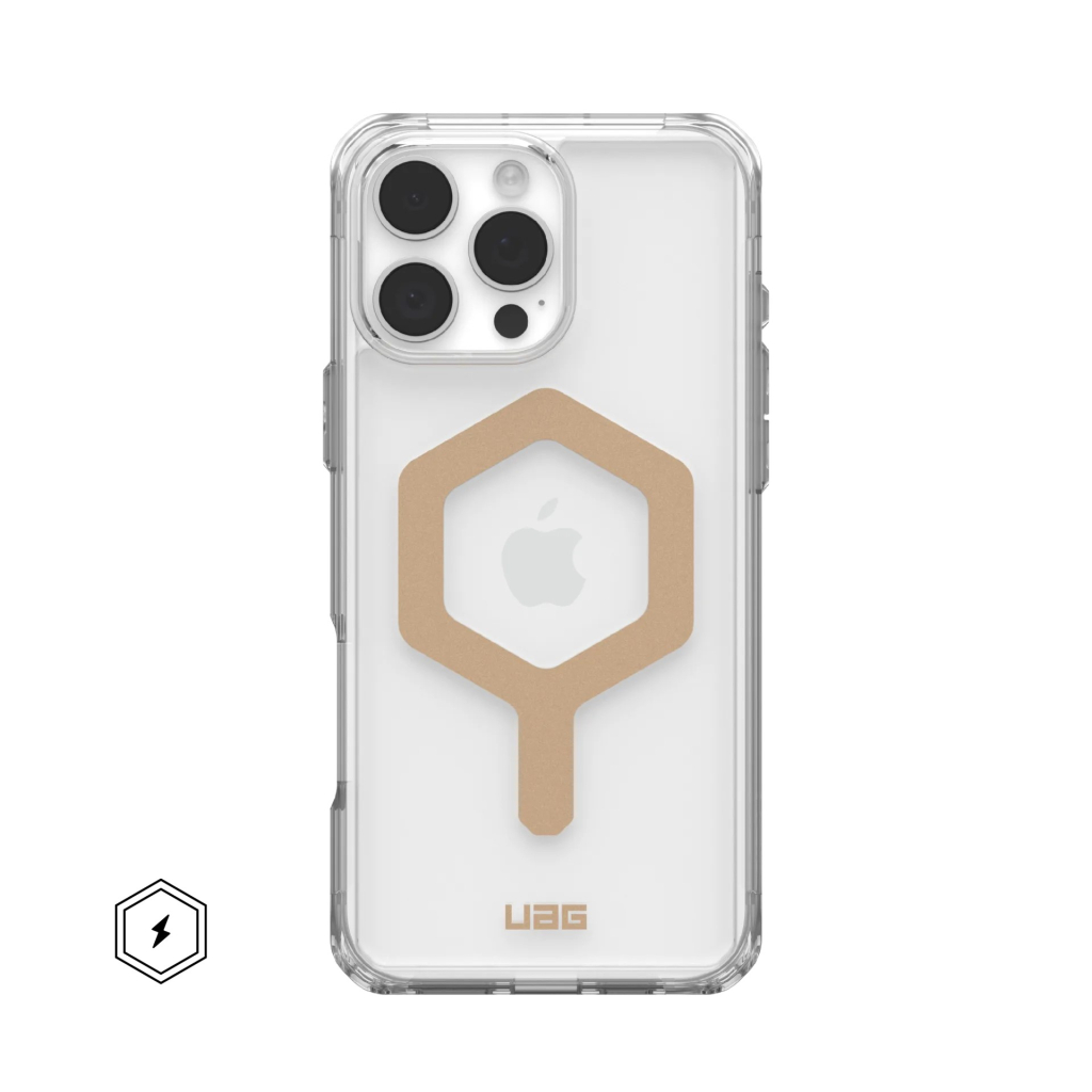 Чохол до мобільного телефона UAG iPhone 16 Pro Max Plyo Magsafe Ice/Gold (114481114381) - зображення 1