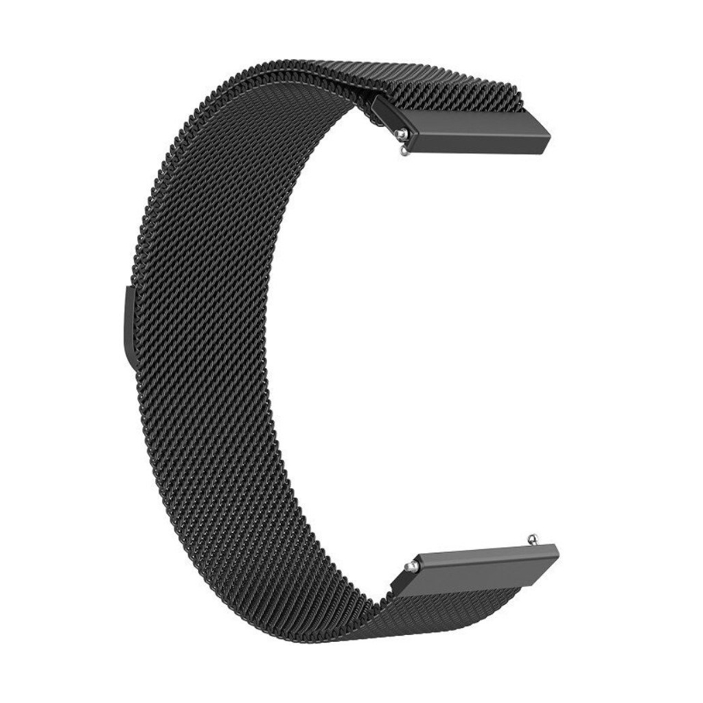 Ремінець до смарт-годинника BeCover Milanese Style для Samsung Galaxy (20mm)/Watch 5/ Watch 4.../Gear S2 Classic/Gear Sport Black (707671) - изображение 2