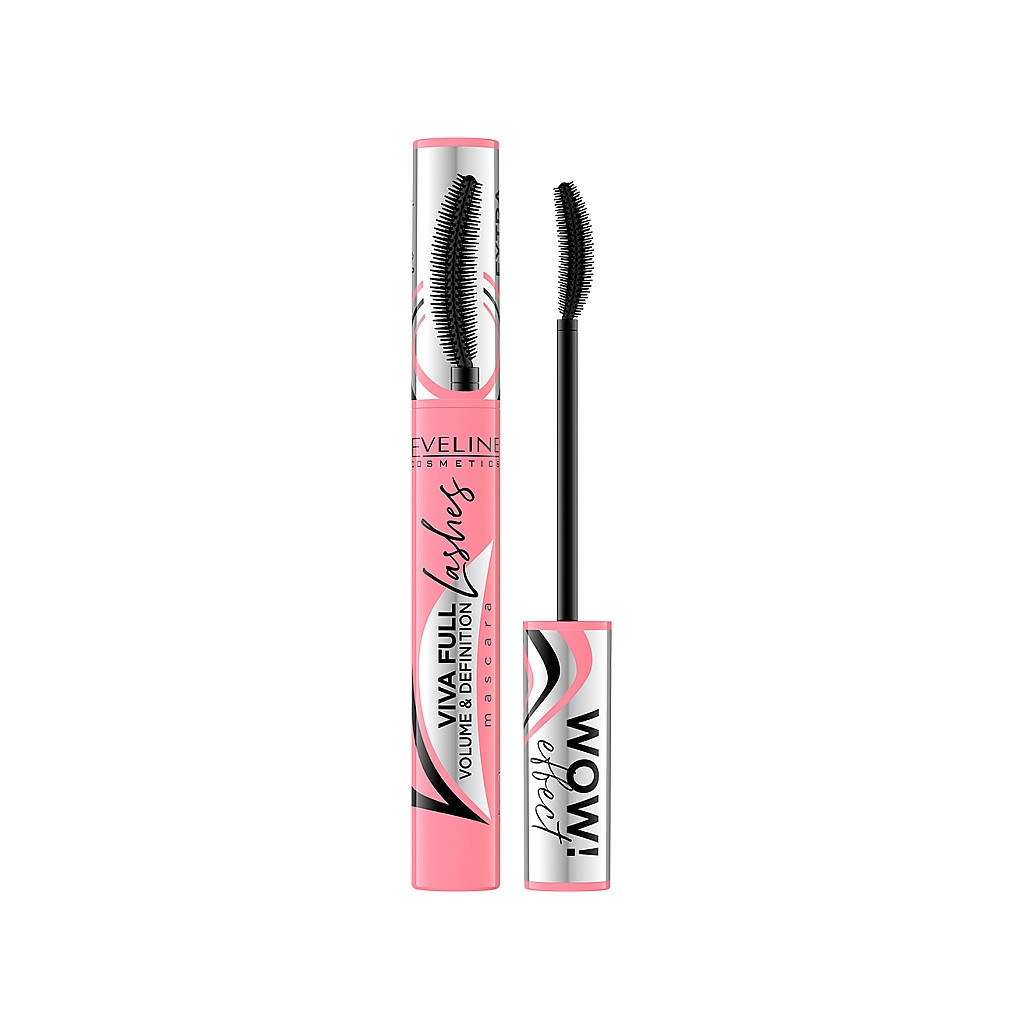 Туш для вій Eveline Cosmetics Viva Full Lashes об'єм і розділення Чорна 10 мл (5903416017691) - зображення 1