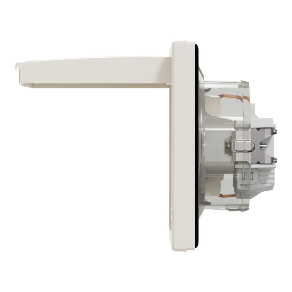 Розетка Schneider Electric ASFORA з кришкою IP44, крем (EPH3100323) - изображение 4