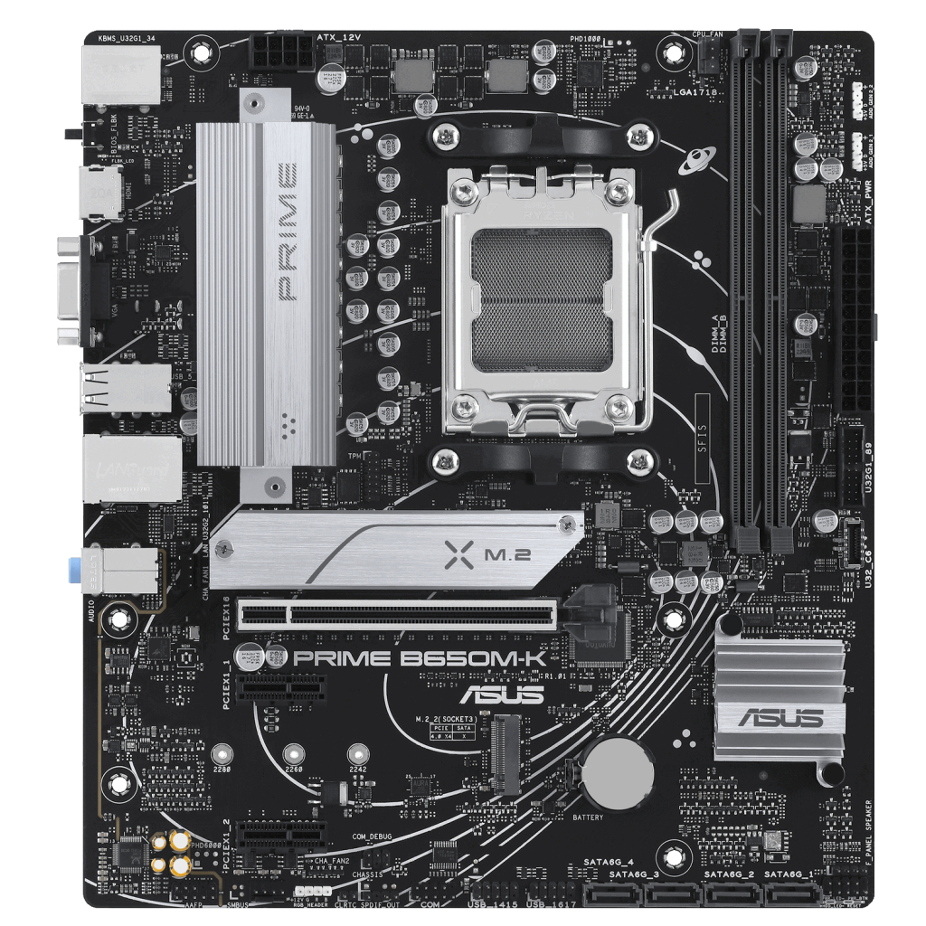 Материнська плата ASUS PRIME B650M-K - зображення 1