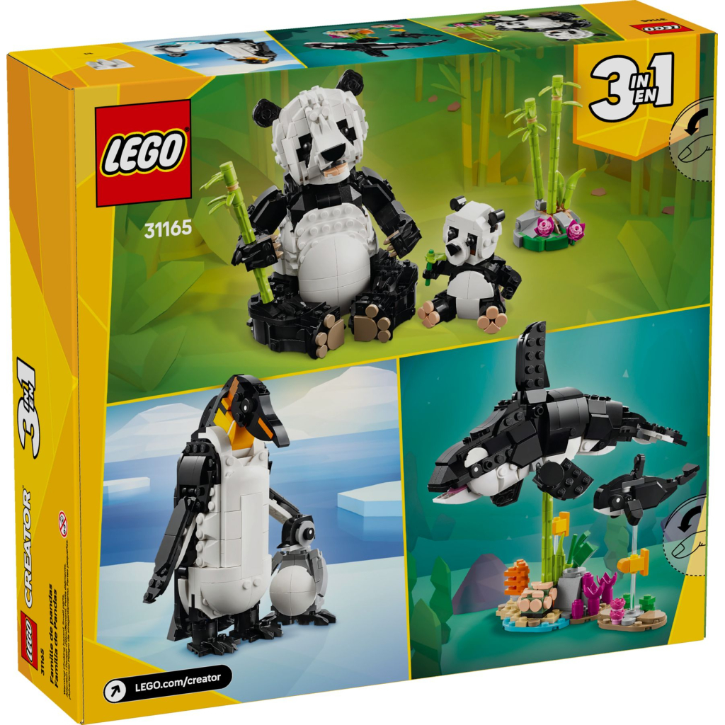 Конструктор LEGO Creator Дикі тварини: пандові (31165) - зображення 11