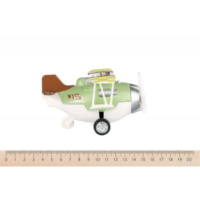 Спецтехніка Same Toy Самолет металический инерционный Aircraft зеленый со светом (SY8015Ut-2) - изображение 3